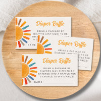 Diaper Raffle Sun Baby Shower