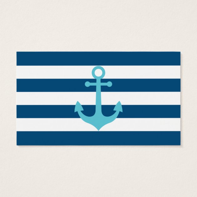 Diaper Raffle Ticket, Ahoy, Nautical, Navy, Teal Business Card