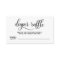 DIAPER RAFFLE Ticket black & white Baby Shower