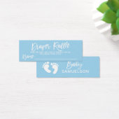 DIAPER RAFFLE Ticket Blue BOY Baby Shower QTY 100 (Desk)