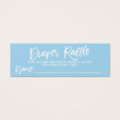 DIAPER RAFFLE Ticket Blue BOY Baby Shower QTY 100 (Front)