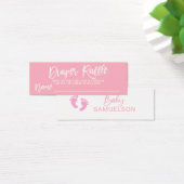 DIAPER RAFFLE Ticket Pink Girl Baby Shower (Desk)