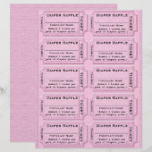 Diaper Raffle Ticket Template (Front/Back)