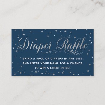 Diaper Raffle Ticket  Twinkle Little Star Enclosure Card by DeReimerDeSign at Zazzle