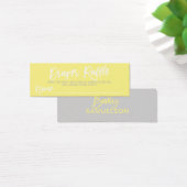 DIAPER RAFFLE Ticket Yellow Grey Baby Shower (Desk)