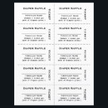 Diaper Raffle Tickets  Simple<br><div class="desc">Place some diaper raffle tickets in your baby shower invitations, guests love them! They simply have to write their name on the ticket and can submit a ticket into a drawing for each pack of diapers given (this encourages guests to bring more than one pack, because baby will need a...</div>