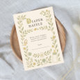 Diaper Raffle Vintage Storybook Girl Baby Shower Enclosure Card