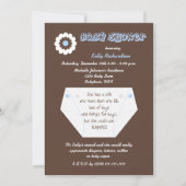 Diaper Second Baby Boy Shower Invitation (Front)