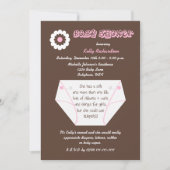 Diaper Second Baby Girl Shower Invitation (Front)