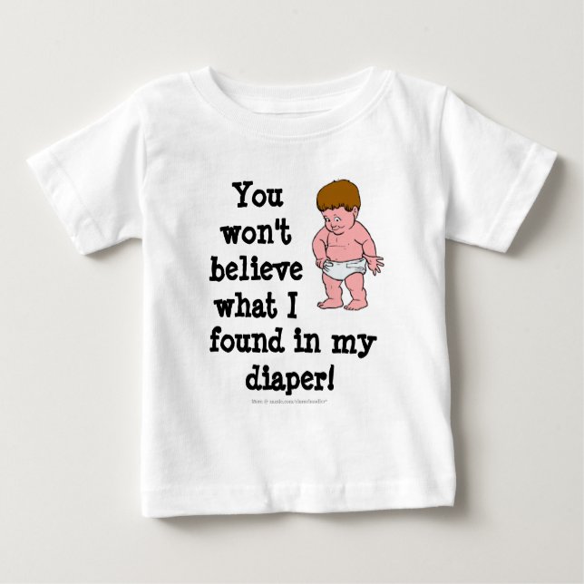 Diaper Surprise Baby T-Shirt (Front)