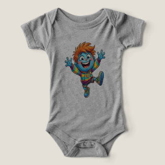 Diapered Baby Full of Joy and Energy, Boy Infant T-shirt