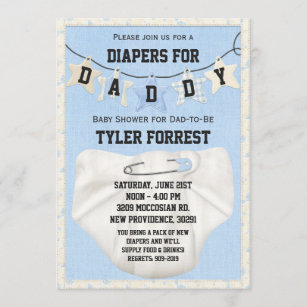 baby shower invitations diaper template