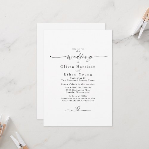 Diaphanie _ Elegant Wedding Invitation