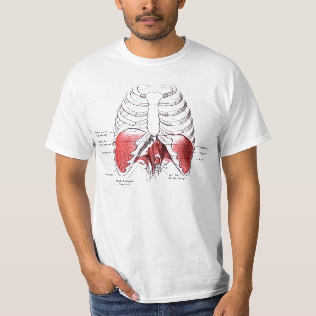 Diaphragm drawing T-Shirt (Front)