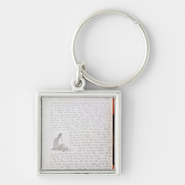 Diary Entry for 9th January, 1902 Keychain (Front)