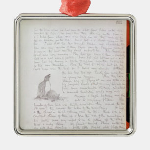 Diary Entry for 9th January, 1902 Metal Ornament