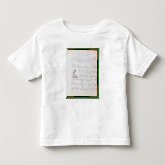 Diary Entry for 9th January, 1902 Toddler T-shirt (Front)