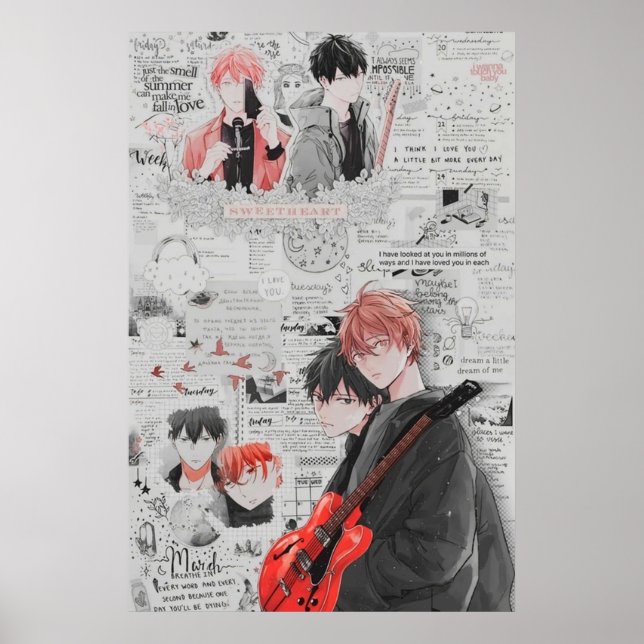 Diary Given Anime Poster (Front)