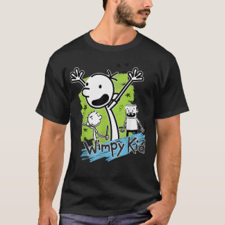 Diary Of A Wimpy Kid Greg Heffley Cartoon Stick T-Shirt
