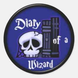 Diary of a Wizard - Logo - Sticker