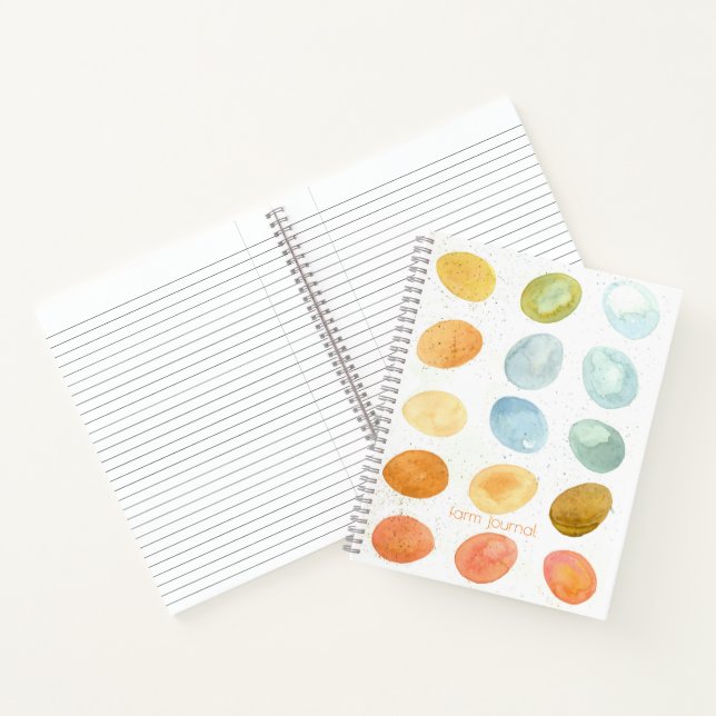 Diary Raising Chickens Fresh Eggs Farm Journal (Inside)