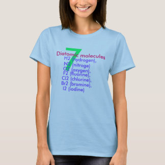 diatomic molecules t-shirt. T-Shirt