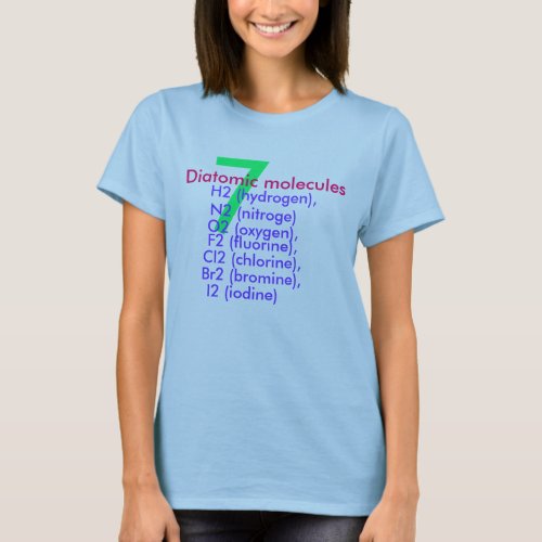diatomic molecules t_shirt T_Shirt