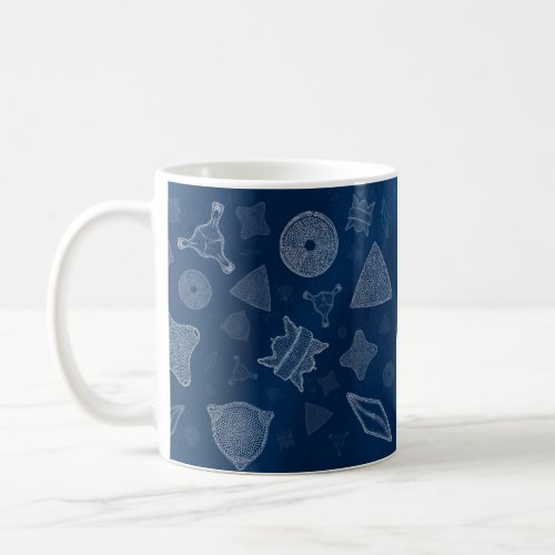 Diatoms _ microscopic sea life coffee mug