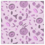 Diatoms Pink Fabric