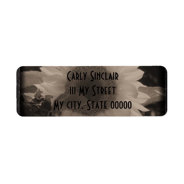 Diatrope Sunflower IV Label (Front)