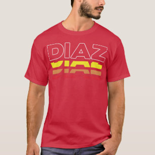 Diaz First Name Funny Vintage Sunset Diaz vintage T-Shirt
