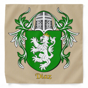 Diaz Historical Coat of Arms Bandana