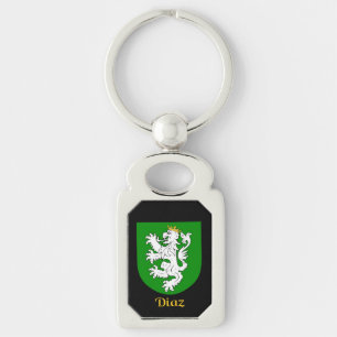 Diaz Historical Shield Keychain