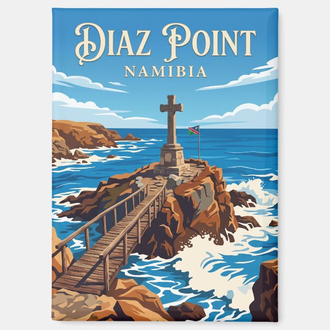 Diaz Point Namibia Magnet (Front)