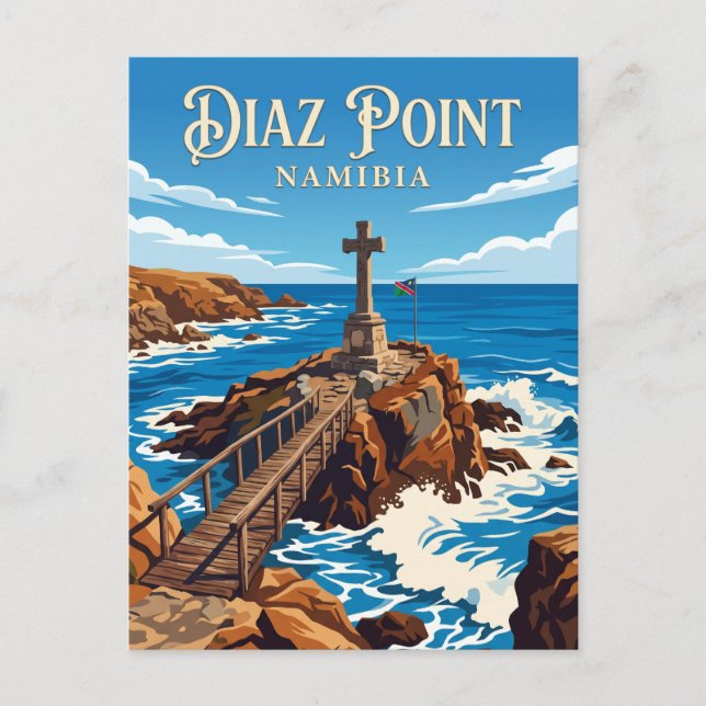 Diaz Point Namibia Postcard (Front)