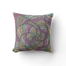 Diba | Colorful Abstract Spiral Hand-Drawn Art