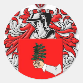 Dibenedetto Coat of Arms Classic Round Sticker