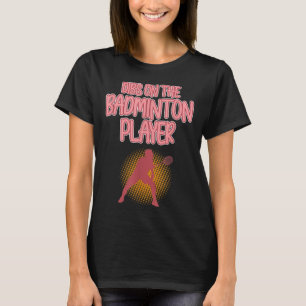 Dibs On Badminton Player Shuttle Coach Graphic T-Shirt