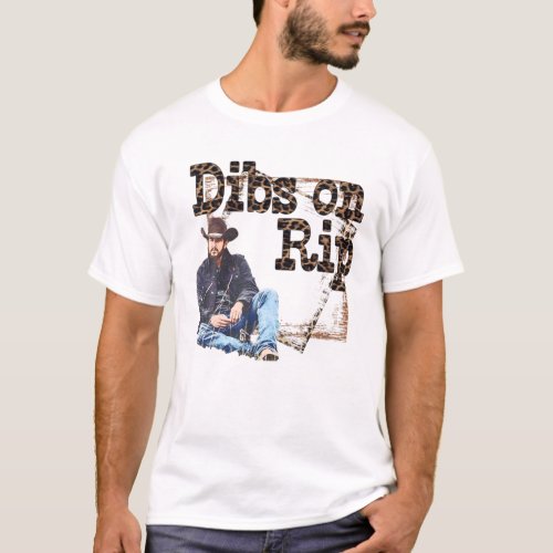 Dibs_On_Rip Leopard Western Cowboy Cowhide Vintage T_Shirt