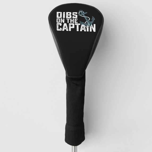 Dibs on the Captain Retro Vintage Golf Head Cover (Front)
