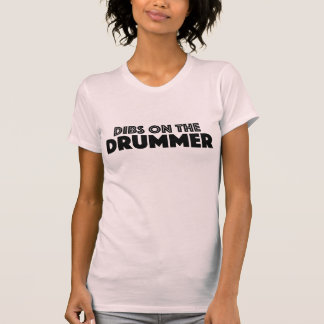 Dibs On The Drummer Pink Customizable T Shirt
