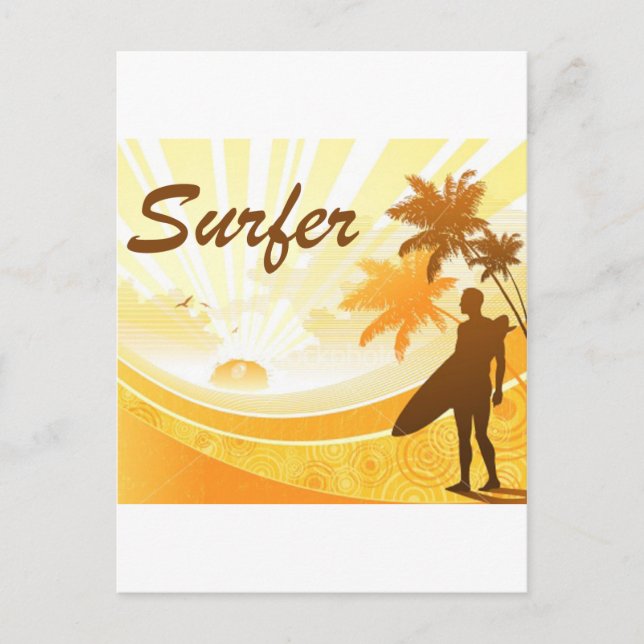 dibujo-surf_7 postcard (Front)