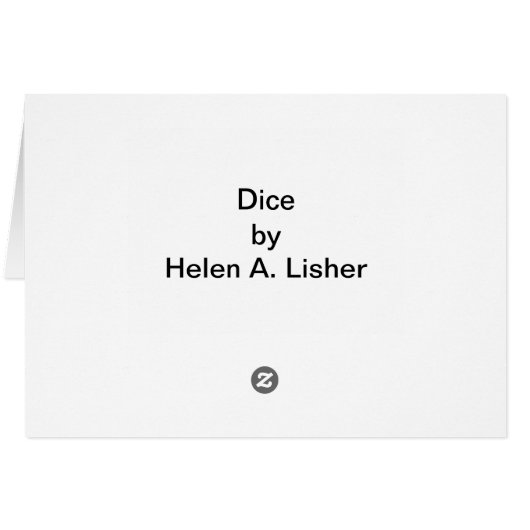 Dice (Back Horizontal)