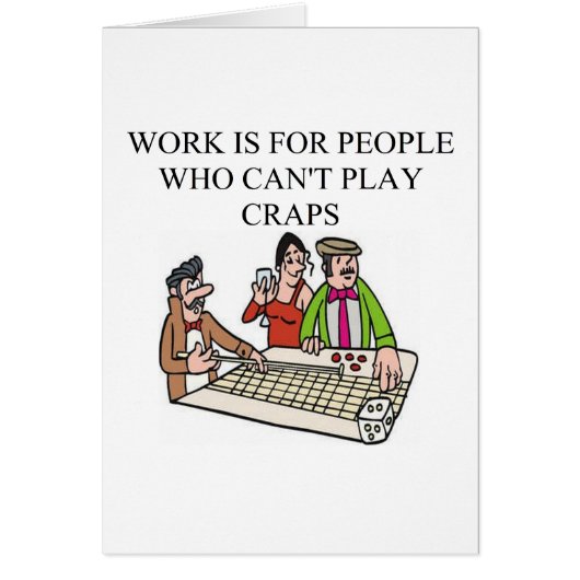 dice and craps players cards (Front)