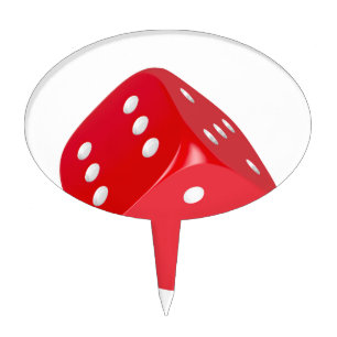 Dice Cake Topper