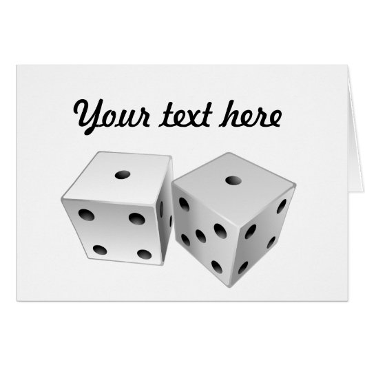 Dice Cards (Front Horizontal)