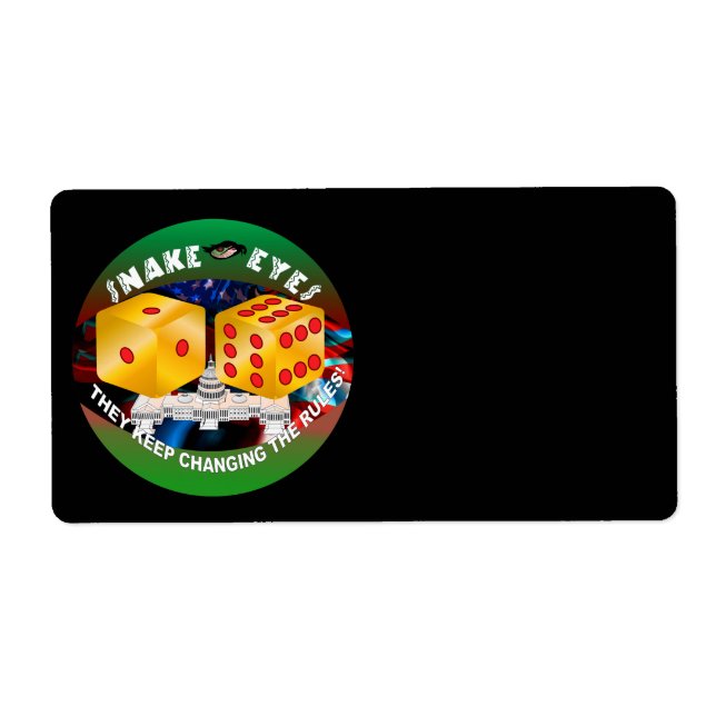 Dice-changing Rules 1R Label (Front)