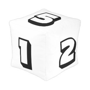 Dice Cube Pouf