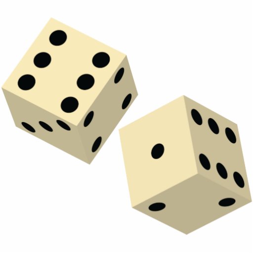 dice cut outs | Zazzle