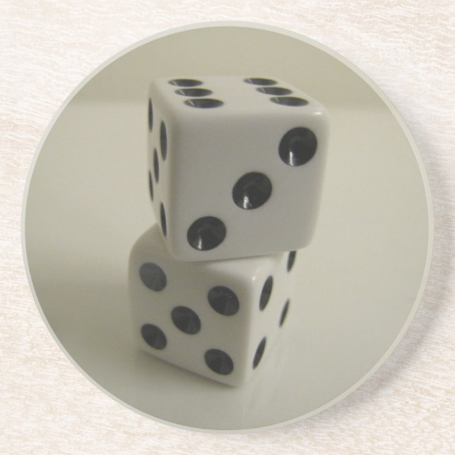 Dice Drink Coaster (Front)